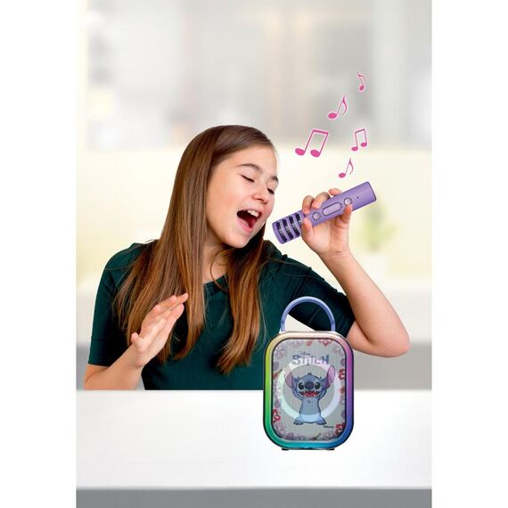 Lexibook - Stitch Bluetooth® karaoke with 2 wireless microphones (BTC030D) / Toys