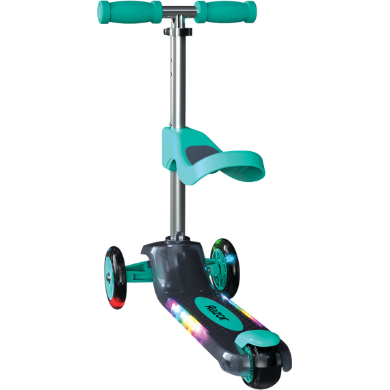 Razor - Rollie DLX 2-in-1 Convertible, light up deck - Teal - (20073645) / Toys