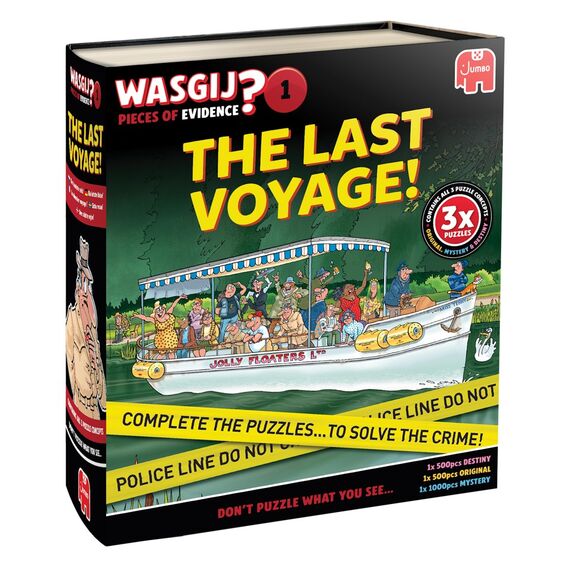 Wasgij - Pieces Of Evidence -The Last Voyage! (2x500 & 1x1000) (1110100905) / Toys