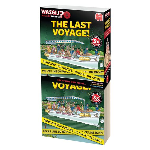 Wasgij - Pieces Of Evidence -The Last Voyage! (2x500 & 1x1000) (1110100905) / Toys