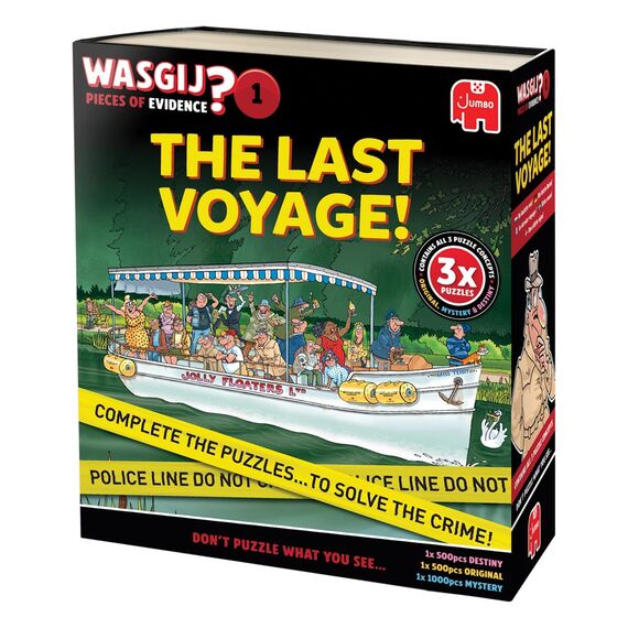 Wasgij - Pieces Of Evidence -The Last Voyage! (2x500 & 1x1000) (1110100905) / Toys