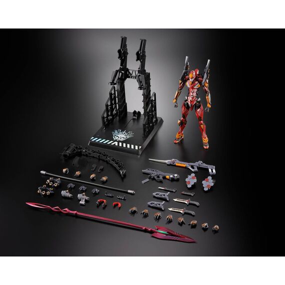 Neon Genesis Evangelion Metal Build Action Figure Eva Production Model-02 30th with the Spear of Cassius 22 cm