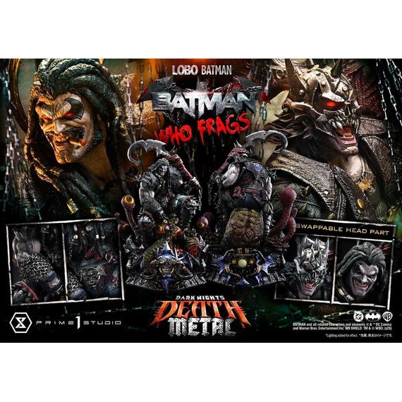 Dark Nights: Death Metal Museum Masterline Statue 1/3 Lobo Batman: Batman Who Frags 81 cm
