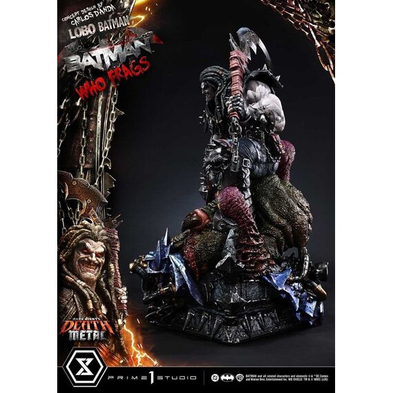 Dark Nights: Death Metal Museum Masterline Statue 1/3 Lobo Batman: Batman Who Frags 81 cm