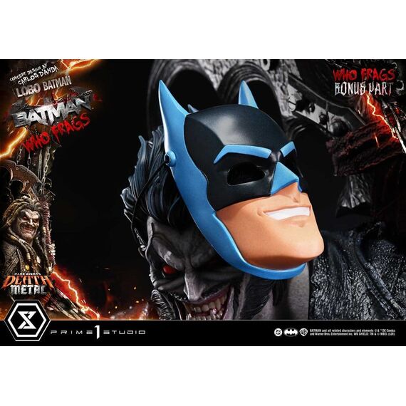 Dark Nights: Death Metal Museum Masterline Statue 1/3 Lobo Batman: Batman Who Frags Deluxe Bonus Version 81 cm