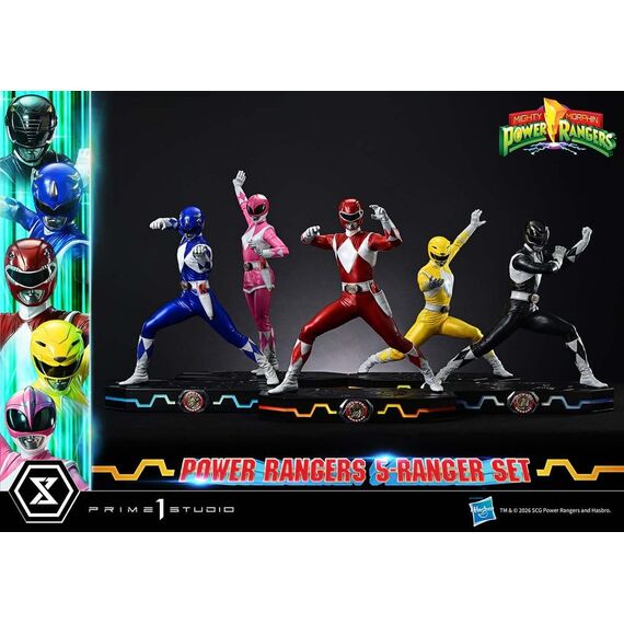Mighty Morphin Power Rangers Premium Masterline Set of 5 Statues 1/4 57 cm