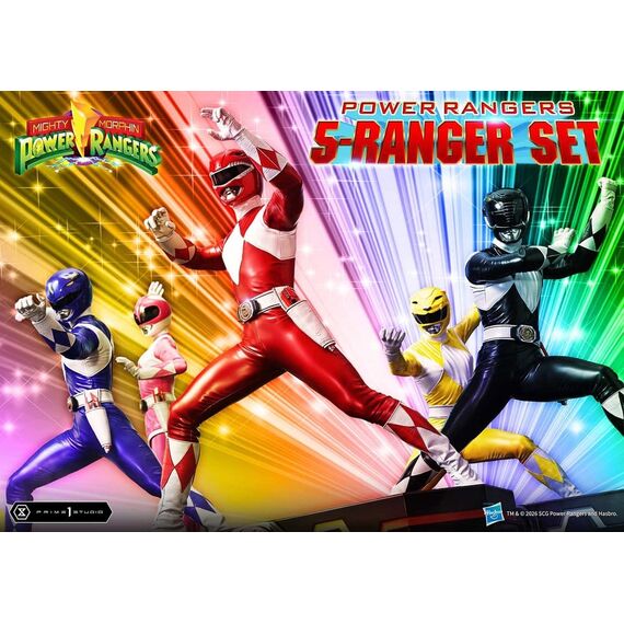 Mighty Morphin Power Rangers Premium Masterline Set of 5 Statues 1/4 57 cm