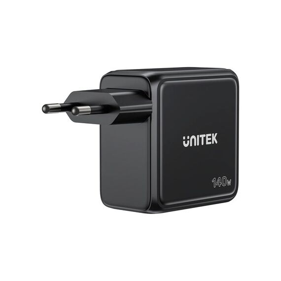 UNITEK GAN CHARGER WITH DISPLAY, 140W, 3xUSB-C