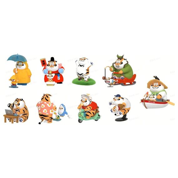 Alexander The Fat Tiger Blind Box Mini Figures Tiger Cub Diaries Display (8)