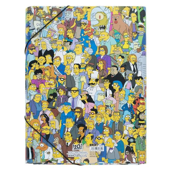 The Simpsons Elasticated Folder 34 x 26 cm