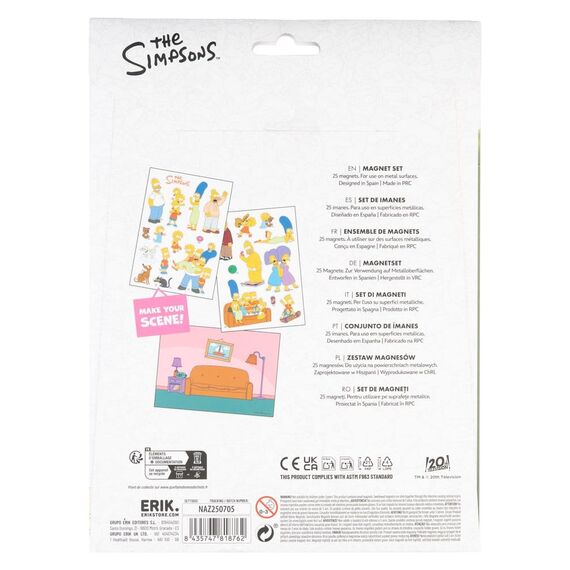 The Simpsons Figures Magnet Set Family