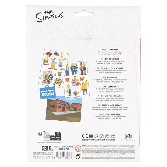 The Simpsons Figures Magnet Set Citizens