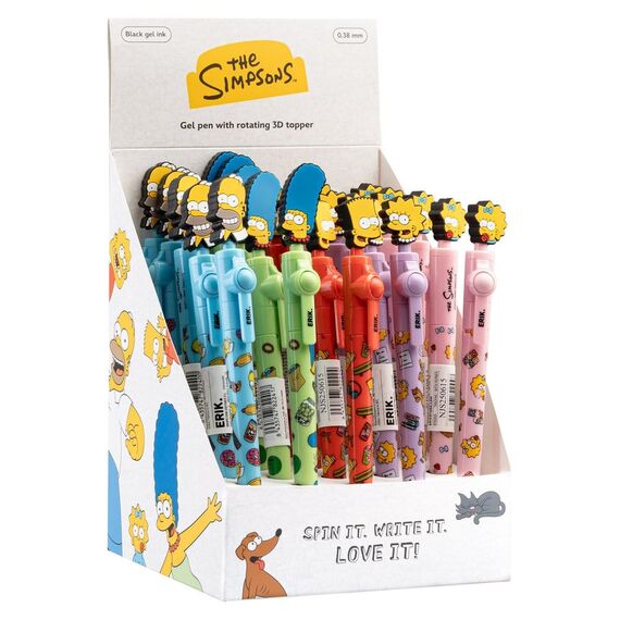 The Simpsons Pen with rotating Topper Display (25)