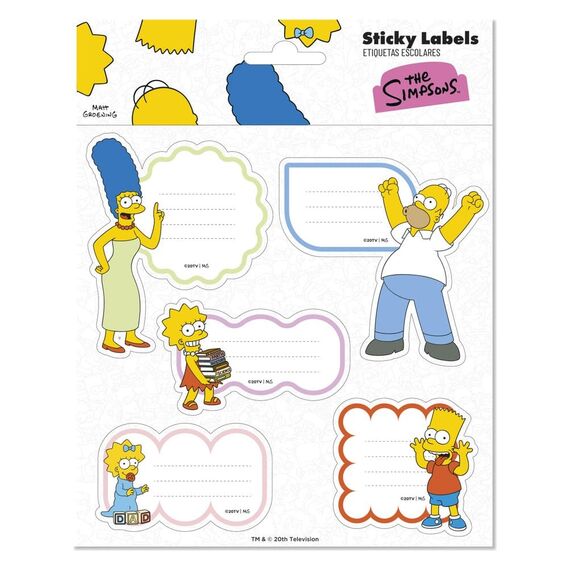 The Simpsons Premium Self-Adhesive Labels (10)