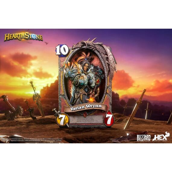 Hearthstone 3D Art Frame Statue Varian Wrynn 31 cm