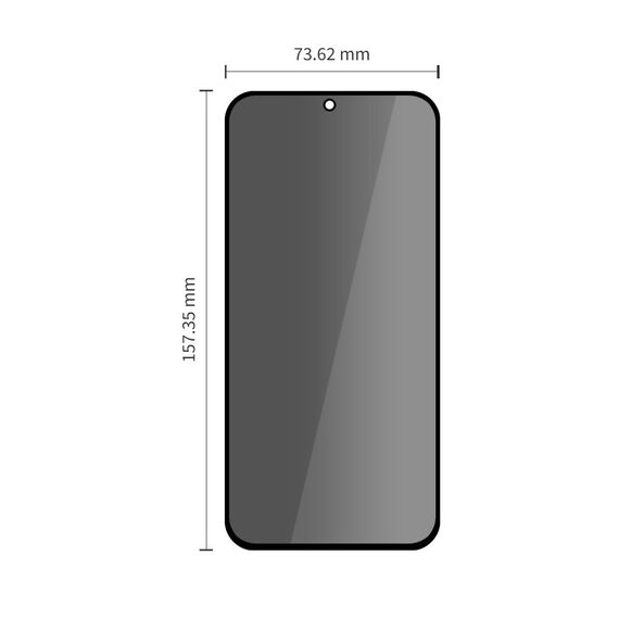 Szkło hartowane Tech-Protect Glass SPY+ 2-Pack prywatyzujące na Samsung Galaxy A27 5G