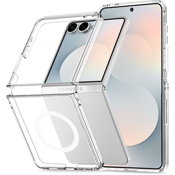 Etui Tech-Protect FlexAir Hybrid MagSafe na Samsung Galaxy Z Flip 8 - przezroczyste