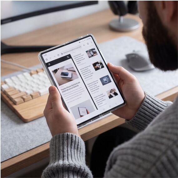 Etui Tech-Protect FlexAir Hybrid na Samsung Galaxy Z Fold 8 Ultra - przezroczyste
