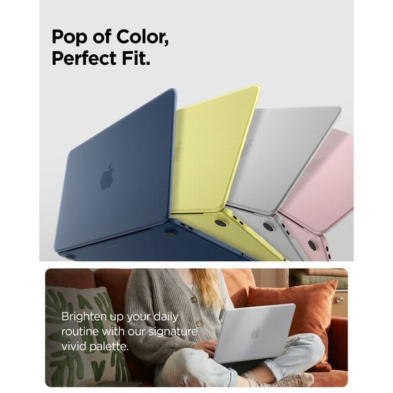 Etui Spigen AirSkin na MacBook Neo 13" 2026 - przezroczyste matowe