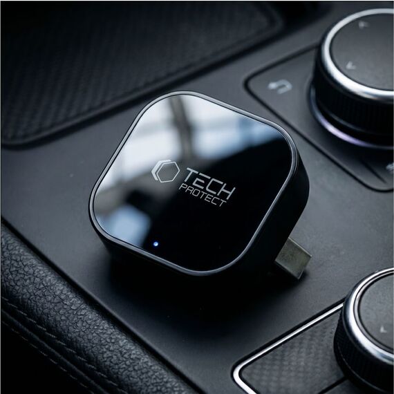 Adapter Tech-Protect Ultraboost CA01 USB Bluetooth 5.4 Apple CarPlay / Android Auto - czarny