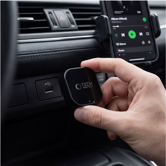 Adapter Tech-Protect Ultraboost CA01 USB Bluetooth 5.4 Apple CarPlay / Android Auto - czarny