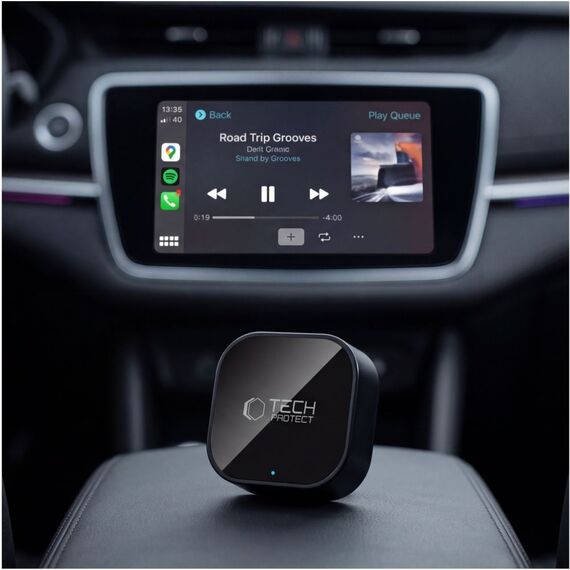 Adapter Tech-Protect Ultraboost CA01 USB Bluetooth 5.4 Apple CarPlay / Android Auto - czarny