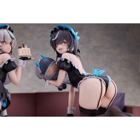 Snowbreak Containment Zone PVC Statues 2-Pack 1/6 Cherno & Meursault Apprentice Maid Ver. Deluxe Edition 19 cm