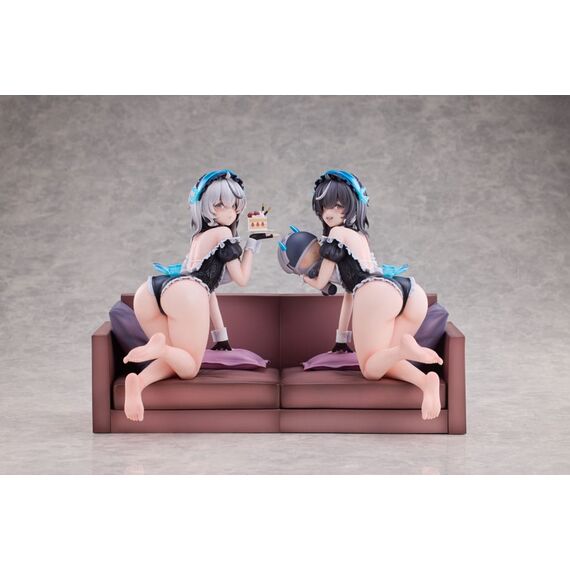 Snowbreak Containment Zone PVC Statues 2-Pack 1/6 Cherno & Meursault Apprentice Maid Ver. Deluxe Edition 19 cm