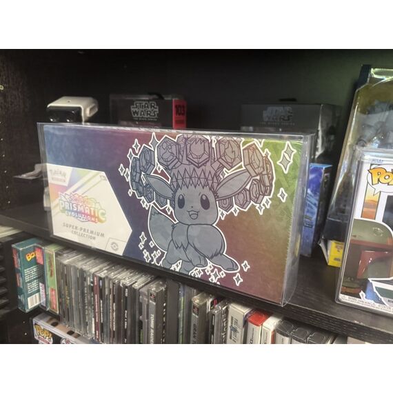 PET Protectors 2-Pack for Pokémon Prismatic Evolutions Super Collection Box 38 x 18 cm
