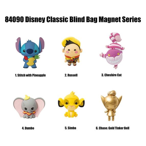 Disney Classic Magnets Blind Box Assortment Series 1 (12)