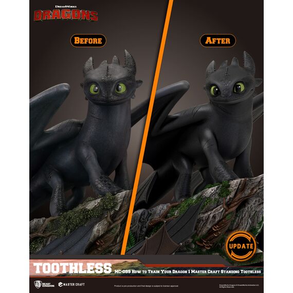 DRAGON - Toothless - Statuette Master Craft 31cm
