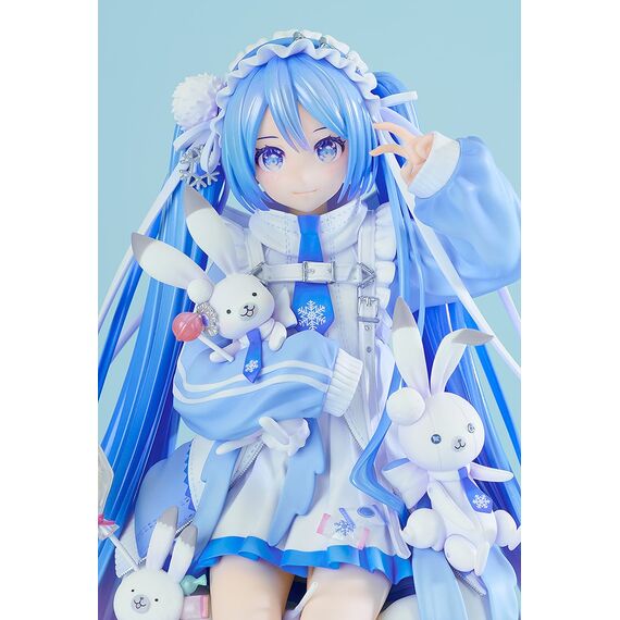 HATSUNE MIKU - Snow Miku Yukiiro Pop - Statue 1/7 24cm