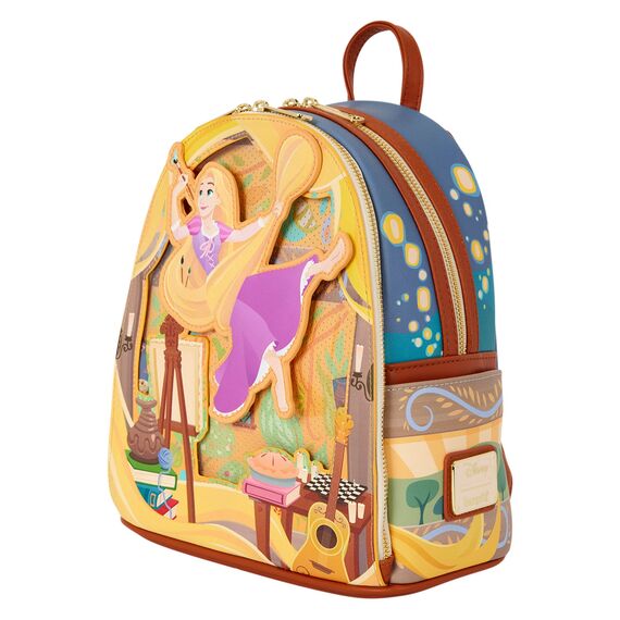 TANGLED - Rapunzel painting - Mini Backpack Loungefly