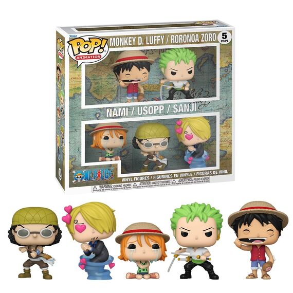 ONE PIECE - POP Animation - Straw hat pirates 5PK (BF)