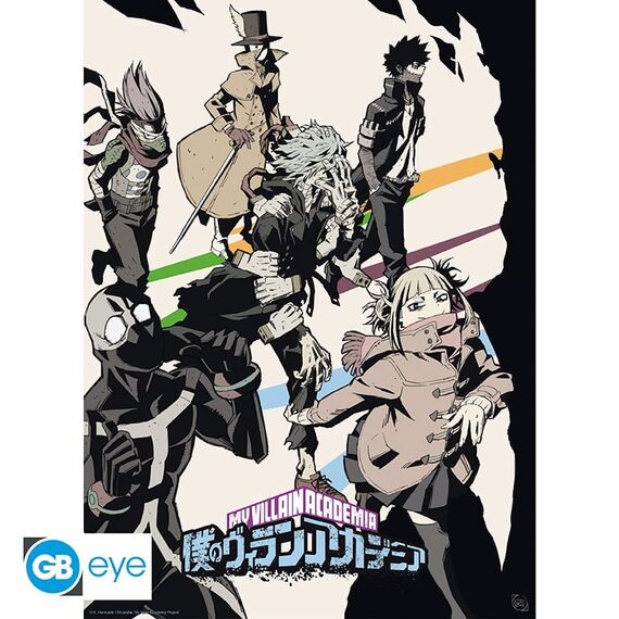 MY HERO ACADEMIA - Héros / Villains - Set 2 posters '52x38'
