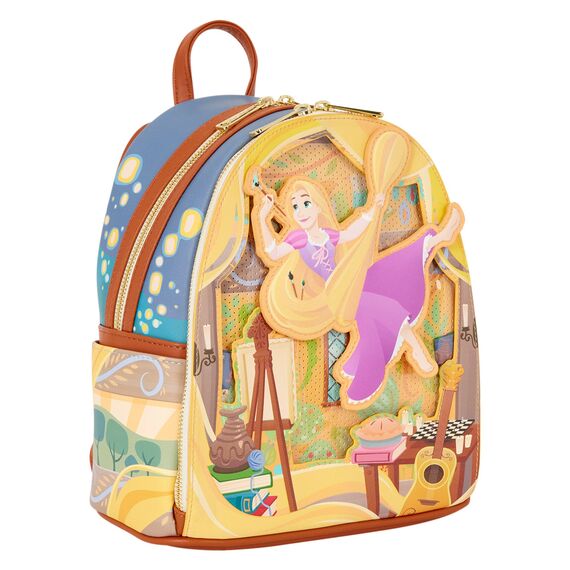 TANGLED - Rapunzel painting - Mini Backpack Loungefly