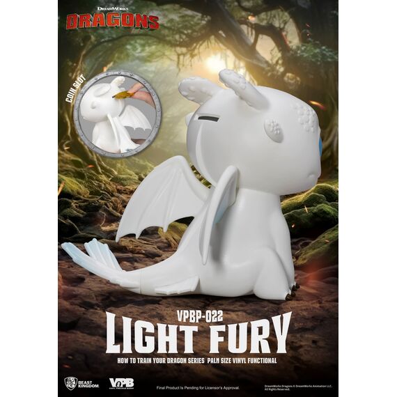 HOW TO TRAIN YOUR DRAGON - Light Fury - Bank Vinyl Figure 12cm