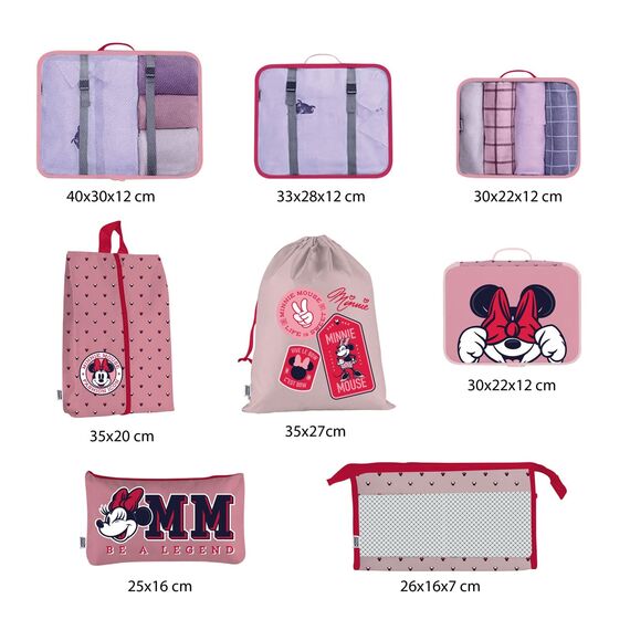 MINNIE - Suitcase Organizers - 8 pc.