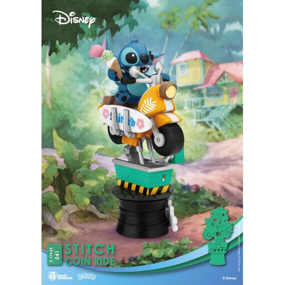 LILO & STITCH - Stitch Coin Ride - Diorama D-Stage 15.5cm