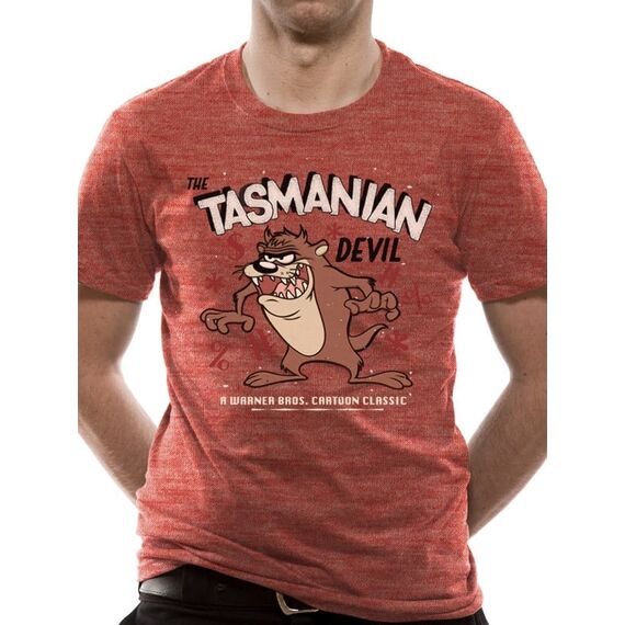 LOONEY TUNES - T-Shirt IN A TUBE- Tazmania Devil (S)