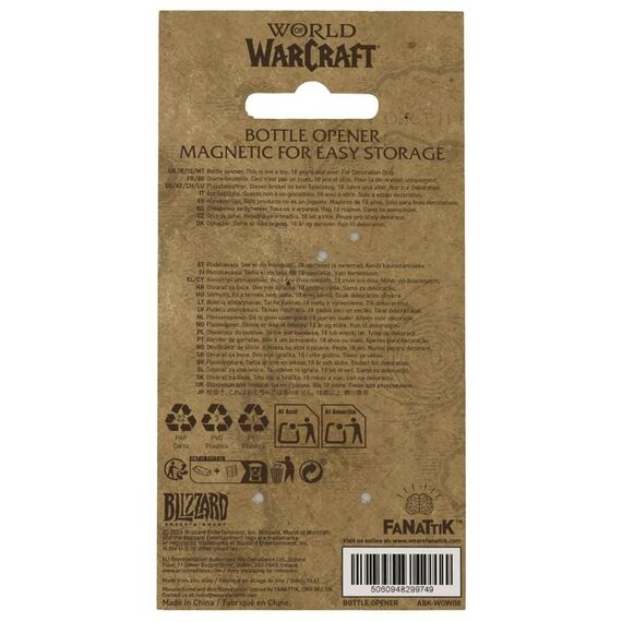WORLD OF WARCRAFT - Icon of Blood - Limited Edition Bottle Opener