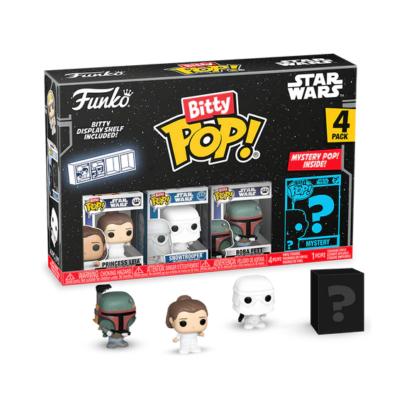 STAR WARS - Bitty Pop 4 Pack 2.5cm - Princess Leia