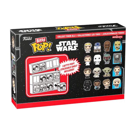 STAR WARS - Bitty Pop 4 Pack 2.5cm - Princess Leia