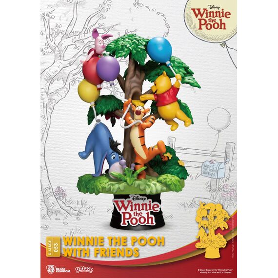 DISNEY - Winnie with Friends - Diorama D-Stage 15cm