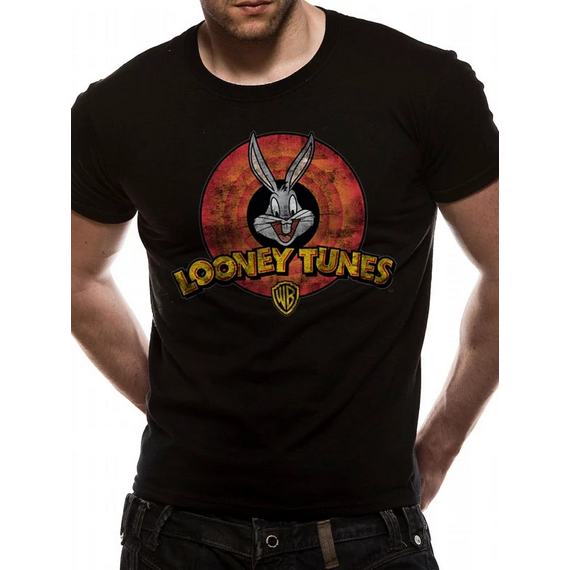 LOONEY TUNES - T-Shirt IN A TUBE- Destroy Logo (XL)