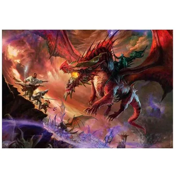 DUNGEONS & DRAGONS - Kansaldi on Red Dragon - Cube Puzzle 500P