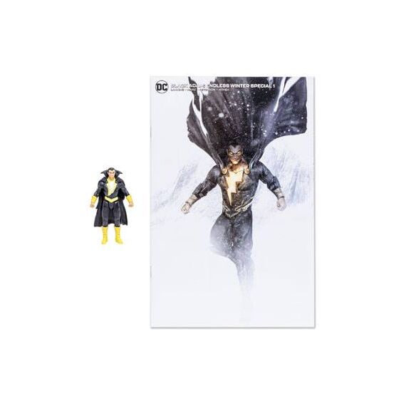 DC - Black Adam -Figure Page Punchers 8cm et Comic Endless Winter (UK)