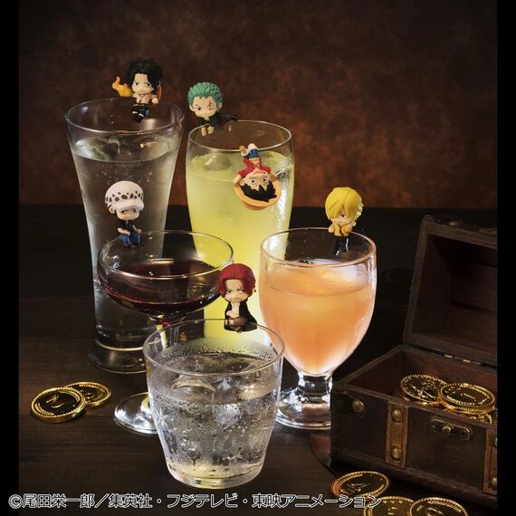 ONE PIECE - Ochatomo Pirate Party - Display Figure 5cm (8pcs)