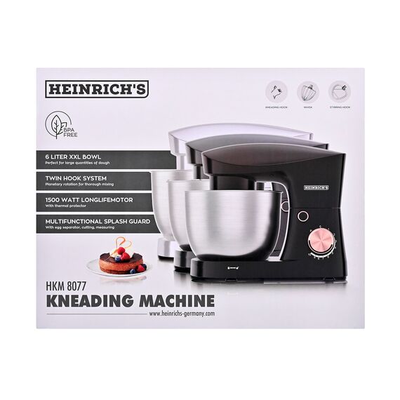 HEINRICH'S HKM 8077 Küchenmaschine Titan