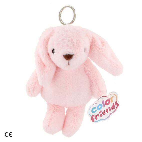 Rabbit assorted plush keychain 12cm